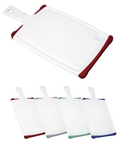Deska krájecí plast 35x18 rukoj. COSMO antibakteriální  COLOR